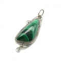 Кулон малахит 21*52мм