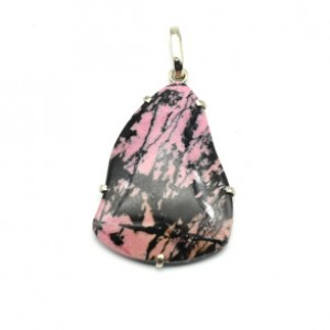 Кулон родонит 30*43мм.