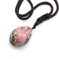 Кулон из родонита капля 20*30мм