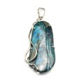 Кулон хризоколла 28*52мм
