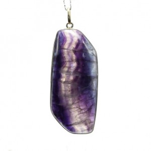 Кулон с флюоритом 30*67мм