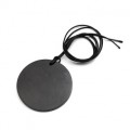 Кулон из шунгита "Круг" 50мм, полированный