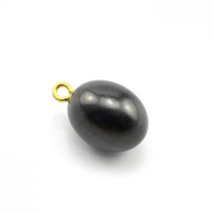 Кулон из шунгита "Галтовка" 14×17мм