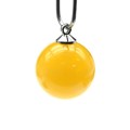 Кулон шарик из янтаря 14мм цвет медово-молочный (иск.) Кулон шарик из янтаря 14мм цвет медово-молочный (иск.)