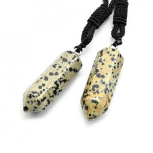 Кулон из яшмы перепелиной кристалл 14*44мм