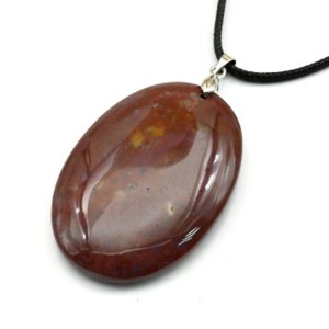 Кулон из яшмы "Овал" 34*50мм, вес 25,4г