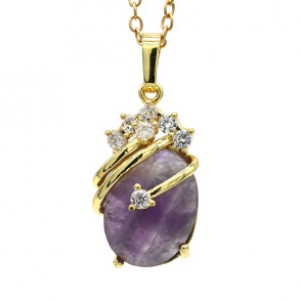 Кулон "Кружевная" капля 19*30мм цвет розово-зеленый (иск.)