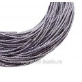 Канитель FANCY 1,5 мм гладкая упругая, цвет silver lilac/metallic (нежно-сиреневый/бирюзовый металлик) 5 граммов (около 1,7 метров)