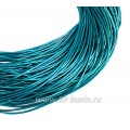 Канитель мягкая глянцевая 1 мм, цвет MD-19 морская волна, пр-во Индия, упаковка 5 граммов (разные отрезки, общая длина около 2,6 метра)