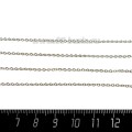 Цепочка 2*1,7 мм, изящная, нержавеющая сталь, 1 метр/упаковка