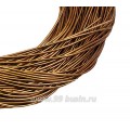 Канитель мягкая глянцевая 1 мм, цвет MD-28 античная медь Индия, упаковка 5 граммов (разные отрезки, общая длина около 2,8 метров)