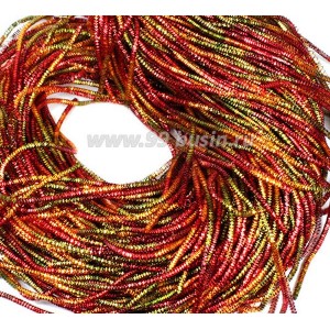 Трунцал (витая канитель) 1,5 мм цвет MN-28 меланжевый 50 граммов/упаковка Индия