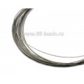Тросик ювелирный 0,38 серебристый 6 м/упак