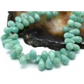 Бусины из амазонита граненые 8*8мм, 20см, 20 бусин, 18г Бусины из амазонита граненые 8*8мм, 20см, 20 бусин, 18г