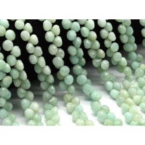Бусины из амазонита для браслета, облепиха 7мм, 19см, 46 бусин, 19г Бусины из амазонита для браслета, облепиха 7мм, 19см, 46 бусин, 19г