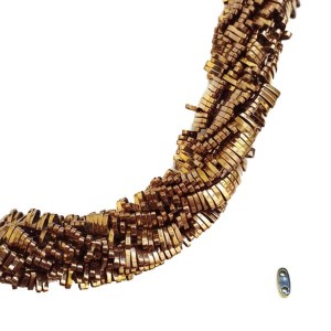 Натуральный камень ГЕМАТИТ "Бусина с двумя отверстиями" 5*2*1 мм цвет шоколад, около 20 см/нить Натуральный камень ГЕМАТИТ "Бусина с двумя отверстиями" 5*2*1 мм цвет шоколад, около 20 см/нить