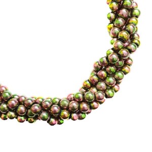 Натуральный камень ГЕМАТИТ бусина круглая 6 мм, цвет розово-зеленый, 40 см/нить Натуральный камень ГЕМАТИТ бусина круглая 6 мм, цвет розово-зеленый, 40 см/нить