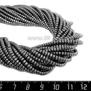 Натуральный камень ГЕМАТИТ бусины "Шайбочка" 3*2 мм блестящие, цвет натуральный, около 40 см/нить Натуральный камень ГЕМАТИТ бусины "Шайбочка" 3*2 мм блестящие, цвет натуральный, около 40 см/нить