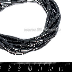 Натуральный камень ГЕМАТИТ форма Столбик 6*4 мм, цвет натуральный, около 40 см/44 шт/нить Натуральный камень ГЕМАТИТ форма Столбик 6*4 мм, цвет натуральный, около 40 см/44 шт/нить