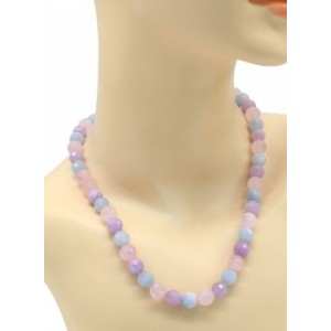 Бусы из кальцита шарик гр.10мм цвет ассорти, 47см