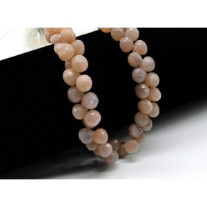 Бусины для браслета из беломорита огранка 8мм, 20см, 48 бусин, 29г