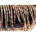 Бусины из турмалина рондель огранка 4мм, 39см, 195 бусин