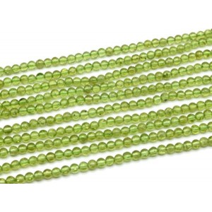 Бусины из хризолита шарик 4мм, 40см, 98 бусин