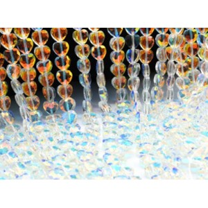 Бусины из циркона сердце 8*8мм цвет хрусталь хамелеон, 40см, 53 бусины Бусины из циркона сердце 8*8мм цвет хрусталь хамелеон, 40см, 53 бусины