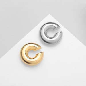 Серьги "Каффы" набор 2 шт, спокойная вибрация, цвет серебряно-золотой Серьги "Каффы" набор 2 шт, спокойная вибрация, цвет серебряно-золотой