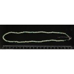 Бусы бирюза (иск.), шарик 4мм огранка 42см