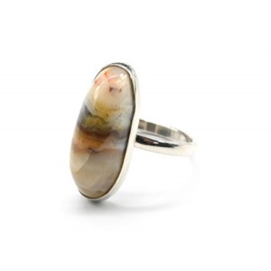 Кольцо агат переливт 10*24мм