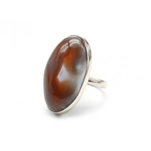 Кольцо из агата 18*32мм, . Кольцо из агата 18*32мм, .