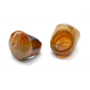 Круглый перстень из Агата 29мм