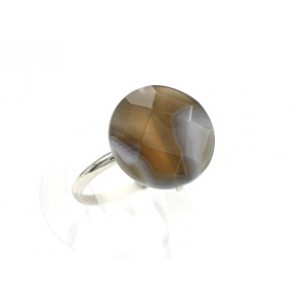 Кольцо агат ботсвана 16мм