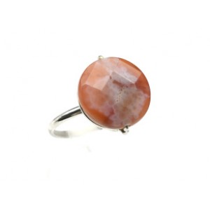 Кольцо агат марокко 16мм