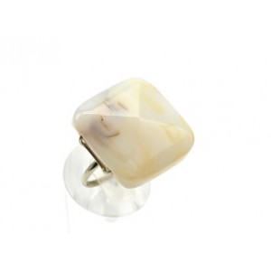 Кольцо агат 27*27мм