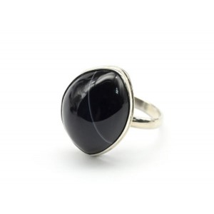 Кольцо агат "Грация" 16*20мм