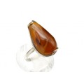 Кольцо с агатом 13*25мм. Кольцо с агатом 13*25мм.