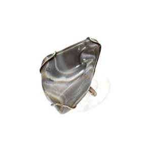 Кольцо из агата 30*40мм.