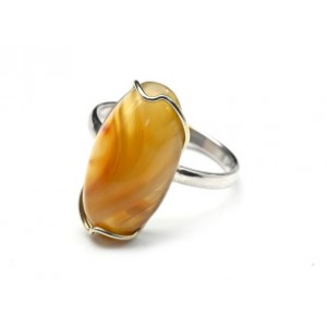 Кольцо из агата 11*22мм