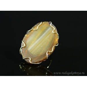 Кольцо с агатом 33*43мм Кольцо с агатом 33*43мм