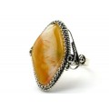 Кольцо агат 17*28мм