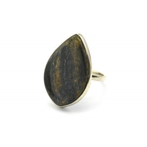 Кольцо авантюрин (уткинит) 21*31мм.
