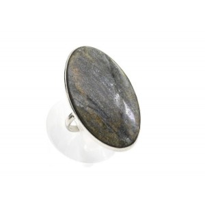 Кольцо авантюрин (уткинит) 21*37мм.