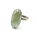 Кольцо берилл "Овал" 11*21мм