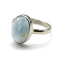 Кольцо с аквамарином " Овал " 10*14мм Кольцо с аквамарином " Овал " 10*14мм