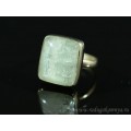 Кольцо аквамарин "Прямоугольник" 14*16мм Кольцо аквамарин "Прямоугольник" 14*16мм