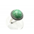 Кольцо амазонит "Круг" 17мм