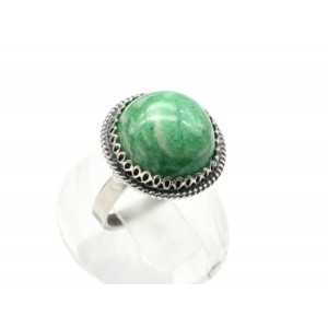 Кольцо амазонит "Круг" 17мм