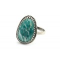 Кольцо амазонит 15*20мм